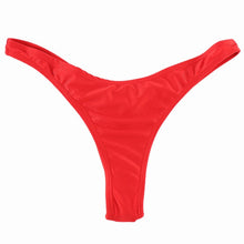 Load image into Gallery viewer, Swimwear Women Briefs Bikini Bottom Side Ties Brazilian Thong Swimsuit Classic Cut Bottoms Bikini Swim Short Ladies Swimsuit 1pc