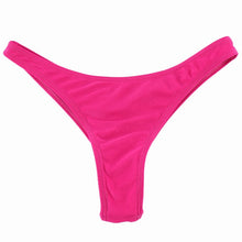 Load image into Gallery viewer, Swimwear Women Briefs Bikini Bottom Side Ties Brazilian Thong Swimsuit Classic Cut Bottoms Bikini Swim Short Ladies Swimsuit 1pc