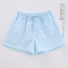 Load image into Gallery viewer, Summer Women Sleep Shorts Cotton Gauze Pajamas Pants Printing Sleep Bottoms Sleep Wear Sleeping Womens Lounge Wear Sleepwear