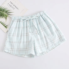Load image into Gallery viewer, Summer Women Sleep Shorts Cotton Gauze Pajamas Pants Printing Sleep Bottoms Sleep Wear Sleeping Womens Lounge Wear Sleepwear