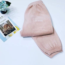 Load image into Gallery viewer, Winter Flannel Sleep Bottoms Long Pants Thick Warm Casual Home Wear Casual Pyjama Trousers Soft Loose Trouser Sleepwear