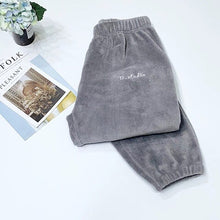 Load image into Gallery viewer, Winter Flannel Sleep Bottoms Long Pants Thick Warm Casual Home Wear Casual Pyjama Trousers Soft Loose Trouser Sleepwear