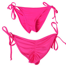 Load image into Gallery viewer, Swimwear Women Briefs Bikini Bottom Side Ties Brazilian Thong Swimsuit Classic Bottoms Biquini Swim Short Ladies Swimsuit 8Color