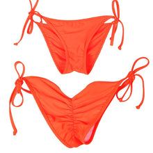 Load image into Gallery viewer, Swimwear Women Briefs Bikini Bottom Side Ties Brazilian Thong Swimsuit Classic Bottoms Biquini Swim Short Ladies Swimsuit 8Color