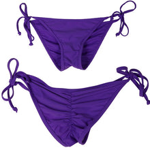 Load image into Gallery viewer, Swimwear Women Briefs Bikini Bottom Side Ties Brazilian Thong Swimsuit Classic Bottoms Biquini Swim Short Ladies Swimsuit 8Color