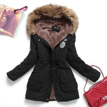 Load image into Gallery viewer, 2025 New Parkas Female Women Winter Coat Thickening Cotton Winter Jacket Womens Outwear Parkas for Women Winter