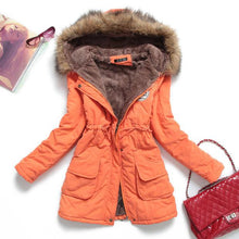 Load image into Gallery viewer, 2025 New Parkas Female Women Winter Coat Thickening Cotton Winter Jacket Womens Outwear Parkas for Women Winter