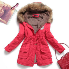 Load image into Gallery viewer, 2025 New Parkas Female Women Winter Coat Thickening Cotton Winter Jacket Womens Outwear Parkas for Women Winter