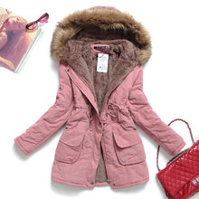 Load image into Gallery viewer, 2025 New Parkas Female Women Winter Coat Thickening Cotton Winter Jacket Womens Outwear Parkas for Women Winter