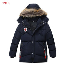 Load image into Gallery viewer, 3-6 year Children's clothing children's coat Winter style letter print warm jacket Boys cotton hooded jacket