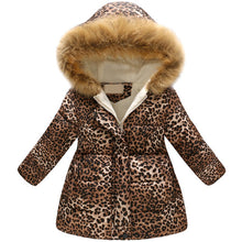 Load image into Gallery viewer, New Fashion Girls' jackets Winter Jacket For Girls Kids Cotton Jacket Hooded Coats &amp; Parkas Thick Kids Coat Boy Clothes 3-10t