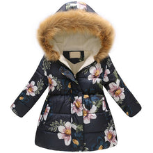 Load image into Gallery viewer, New Fashion Girls' jackets Winter Jacket For Girls Kids Cotton Jacket Hooded Coats &amp; Parkas Thick Kids Coat Boy Clothes 3-10t