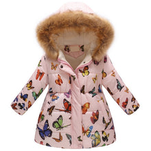 Load image into Gallery viewer, New Fashion Girls' jackets Winter Jacket For Girls Kids Cotton Jacket Hooded Coats &amp; Parkas Thick Kids Coat Boy Clothes 3-10t