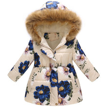 Load image into Gallery viewer, New Fashion Girls' jackets Winter Jacket For Girls Kids Cotton Jacket Hooded Coats &amp; Parkas Thick Kids Coat Boy Clothes 3-10t