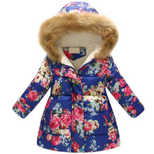 Load image into Gallery viewer, New Fashion Girls' jackets Winter Jacket For Girls Kids Cotton Jacket Hooded Coats &amp; Parkas Thick Kids Coat Boy Clothes 3-10t