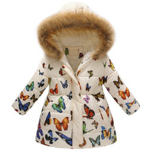 Load image into Gallery viewer, New Fashion Girls' jackets Winter Jacket For Girls Kids Cotton Jacket Hooded Coats &amp; Parkas Thick Kids Coat Boy Clothes 3-10t