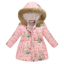 Load image into Gallery viewer, New Fashion Girls' jackets Winter Jacket For Girls Kids Cotton Jacket Hooded Coats &amp; Parkas Thick Kids Coat Boy Clothes 3-10t