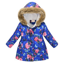 Load image into Gallery viewer, New Fashion Girls' jackets Winter Jacket For Girls Kids Cotton Jacket Hooded Coats &amp; Parkas Thick Kids Coat Boy Clothes 3-10t