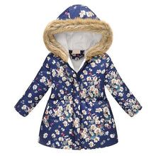 Load image into Gallery viewer, New Fashion Girls' jackets Winter Jacket For Girls Kids Cotton Jacket Hooded Coats &amp; Parkas Thick Kids Coat Boy Clothes 3-10t