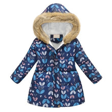 Load image into Gallery viewer, New Fashion Girls' jackets Winter Jacket For Girls Kids Cotton Jacket Hooded Coats &amp; Parkas Thick Kids Coat Boy Clothes 3-10t