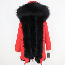 Load image into Gallery viewer, OFTBUY 2025 Winter Jacket Women Long Parka Real Fox Fur Coat Natural Raccoon Fur Collar Hood Thick Warm Streetwear Parkas New
