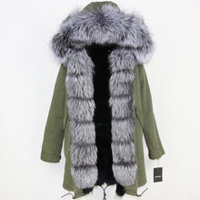 Load image into Gallery viewer, OFTBUY 2025 Winter Jacket Women Long Parka Real Fox Fur Coat Natural Raccoon Fur Collar Hood Thick Warm Streetwear Parkas New