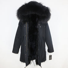 Load image into Gallery viewer, OFTBUY 2025 Winter Jacket Women Long Parka Real Fox Fur Coat Natural Raccoon Fur Collar Hood Thick Warm Streetwear Parkas New