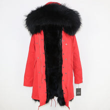 Load image into Gallery viewer, OFTBUY 2025 Winter Jacket Women Long Parka Real Fox Fur Coat Natural Raccoon Fur Collar Hood Thick Warm Streetwear Parkas New