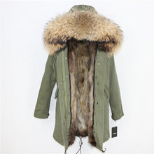 Load image into Gallery viewer, OFTBUY 2025 Winter Jacket Women Long Parka Real Fox Fur Coat Natural Raccoon Fur Collar Hood Thick Warm Streetwear Parkas New
