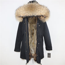 Load image into Gallery viewer, OFTBUY 2025 Winter Jacket Women Long Parka Real Fox Fur Coat Natural Raccoon Fur Collar Hood Thick Warm Streetwear Parkas New