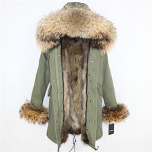 Load image into Gallery viewer, OFTBUY 2025 Winter Jacket Women Long Parka Real Fox Fur Coat Natural Raccoon Fur Collar Hood Thick Warm Streetwear Parkas New