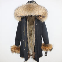Load image into Gallery viewer, OFTBUY 2025 Winter Jacket Women Long Parka Real Fox Fur Coat Natural Raccoon Fur Collar Hood Thick Warm Streetwear Parkas New