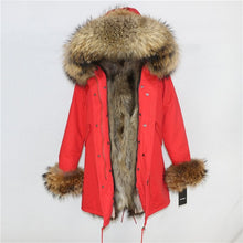 Load image into Gallery viewer, OFTBUY 2025 Winter Jacket Women Long Parka Real Fox Fur Coat Natural Raccoon Fur Collar Hood Thick Warm Streetwear Parkas New