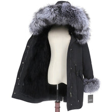 Load image into Gallery viewer, OFTBUY 2025 Winter Jacket Women Long Parka Real Fox Fur Coat Natural Raccoon Fur Collar Hood Thick Warm Streetwear Parkas New
