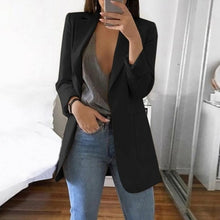 Load image into Gallery viewer, OEAK Spring Autumn Slim Fit Women Jackets Pockets Office Work Jacket Coat Elegant Business Lady chaquetas mujer invierno 2025