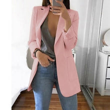 Load image into Gallery viewer, OEAK Spring Autumn Slim Fit Women Jackets Pockets Office Work Jacket Coat Elegant Business Lady chaquetas mujer invierno 2025