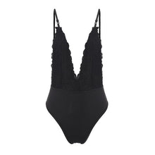 Load image into Gallery viewer, ZANZEA Summer Fashion Sexy Rompers Women Jumpsuit Deep V Neck Sleeveless Spaghetti Strap Backless Playsuits Lace Solid Bodysuits