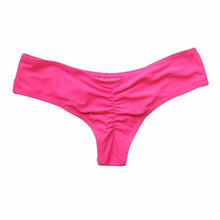 Load image into Gallery viewer, Swimwear Women Briefs Bikini Bottom Side Ties Brazilian Thong Swimsuit Classic Cut Bottoms Biquini Swim Short Ladies Swimsuit