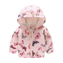 Load image into Gallery viewer, Winter Girls Warm Down Jackets Kids Fashion Printed Thick Outerwear Children Clothing Autumn Baby Girls Cute Jacket Hooded Coats